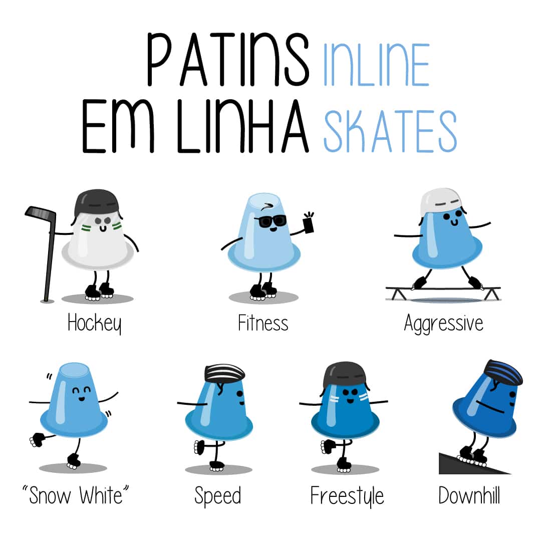 Tipos de Patins - Aprenda Slalom